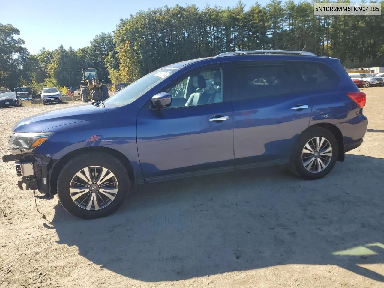 2017 Nissan Pathfinder S VIN: 5N1DR2MM5HC904285 Lot: 74521404