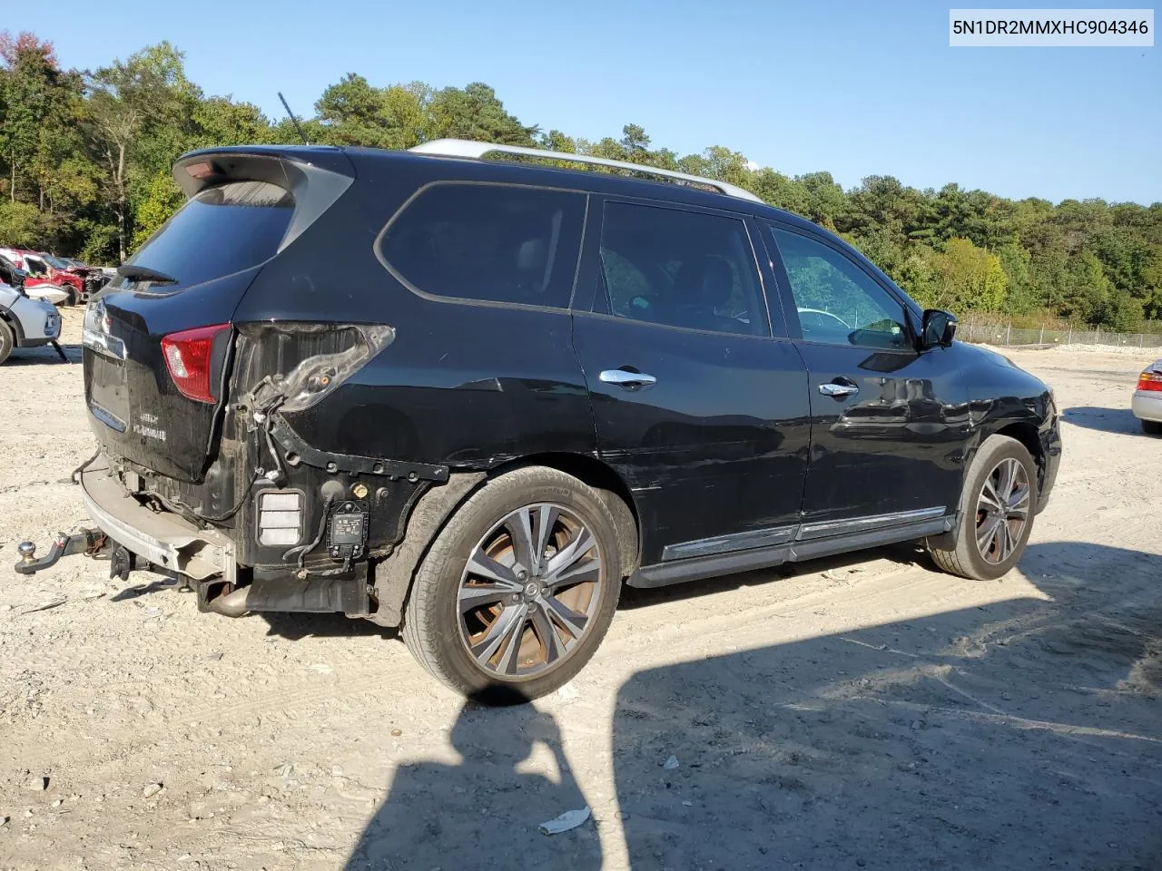 2017 Nissan Pathfinder S VIN: 5N1DR2MMXHC904346 Lot: 74560834