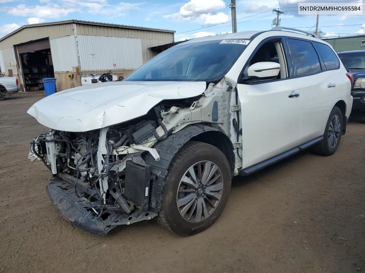 2017 Nissan Pathfinder S VIN: 5N1DR2MM9HC695584 Lot: 74657824