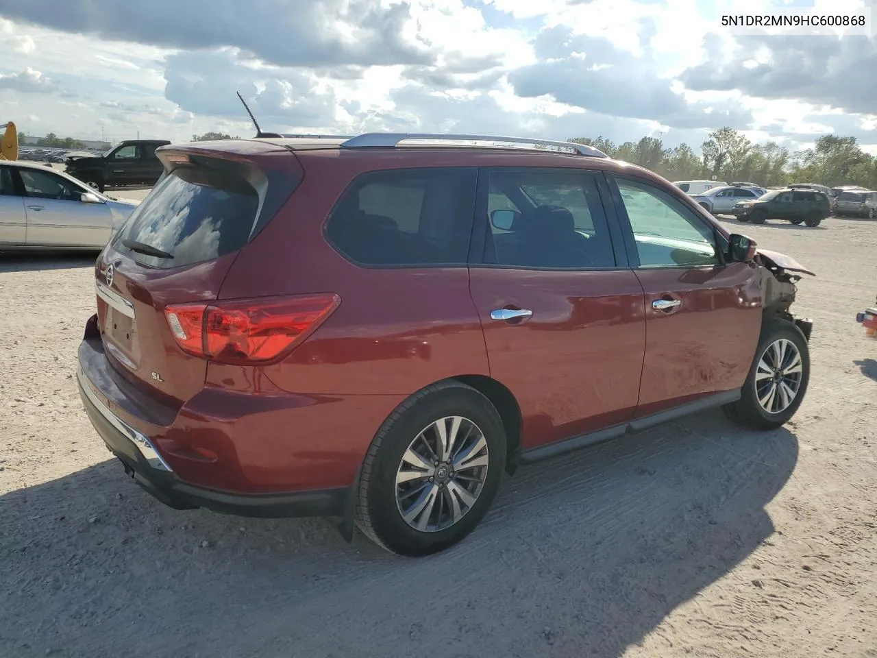 2017 Nissan Pathfinder S VIN: 5N1DR2MN9HC600868 Lot: 74690484