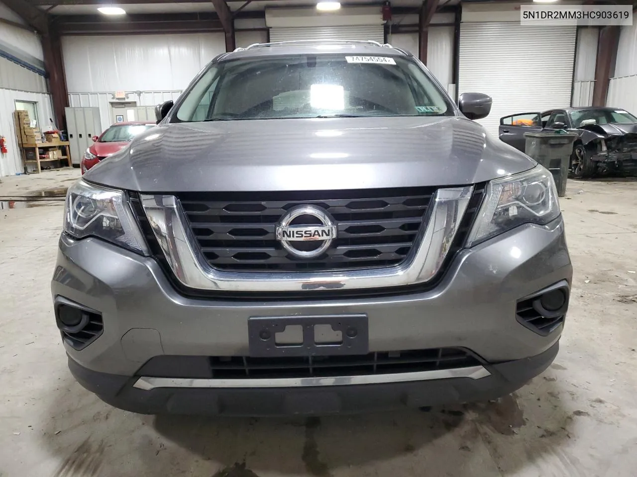 2017 Nissan Pathfinder S VIN: 5N1DR2MM3HC903619 Lot: 74754554