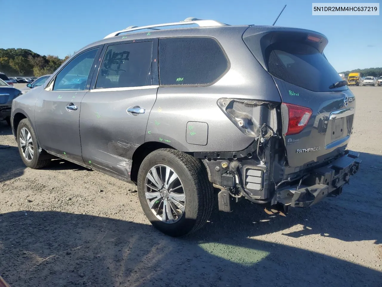 2017 Nissan Pathfinder S VIN: 5N1DR2MM4HC637219 Lot: 74877884