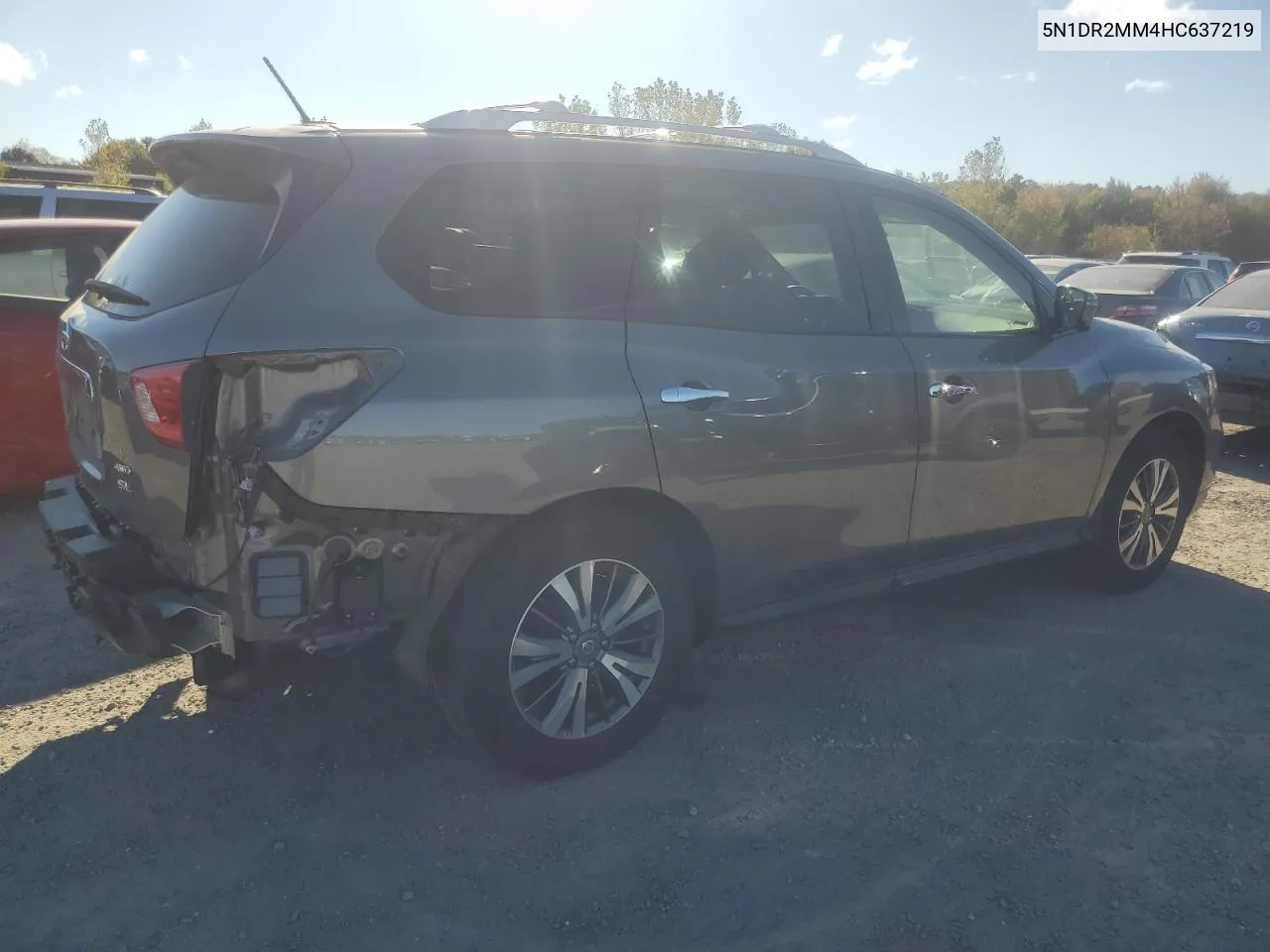 2017 Nissan Pathfinder S VIN: 5N1DR2MM4HC637219 Lot: 74877884