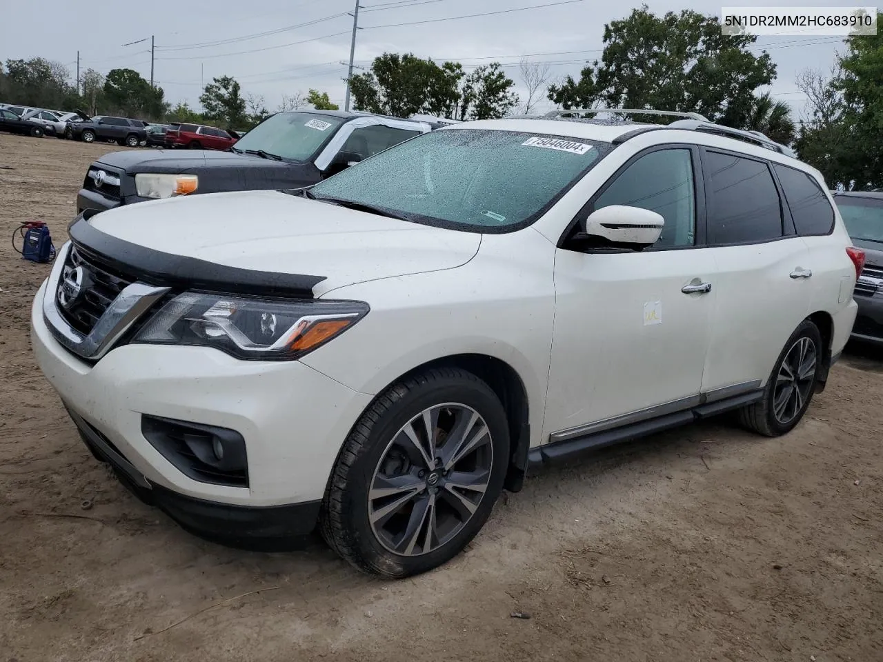 2017 Nissan Pathfinder S VIN: 5N1DR2MM2HC683910 Lot: 75046004