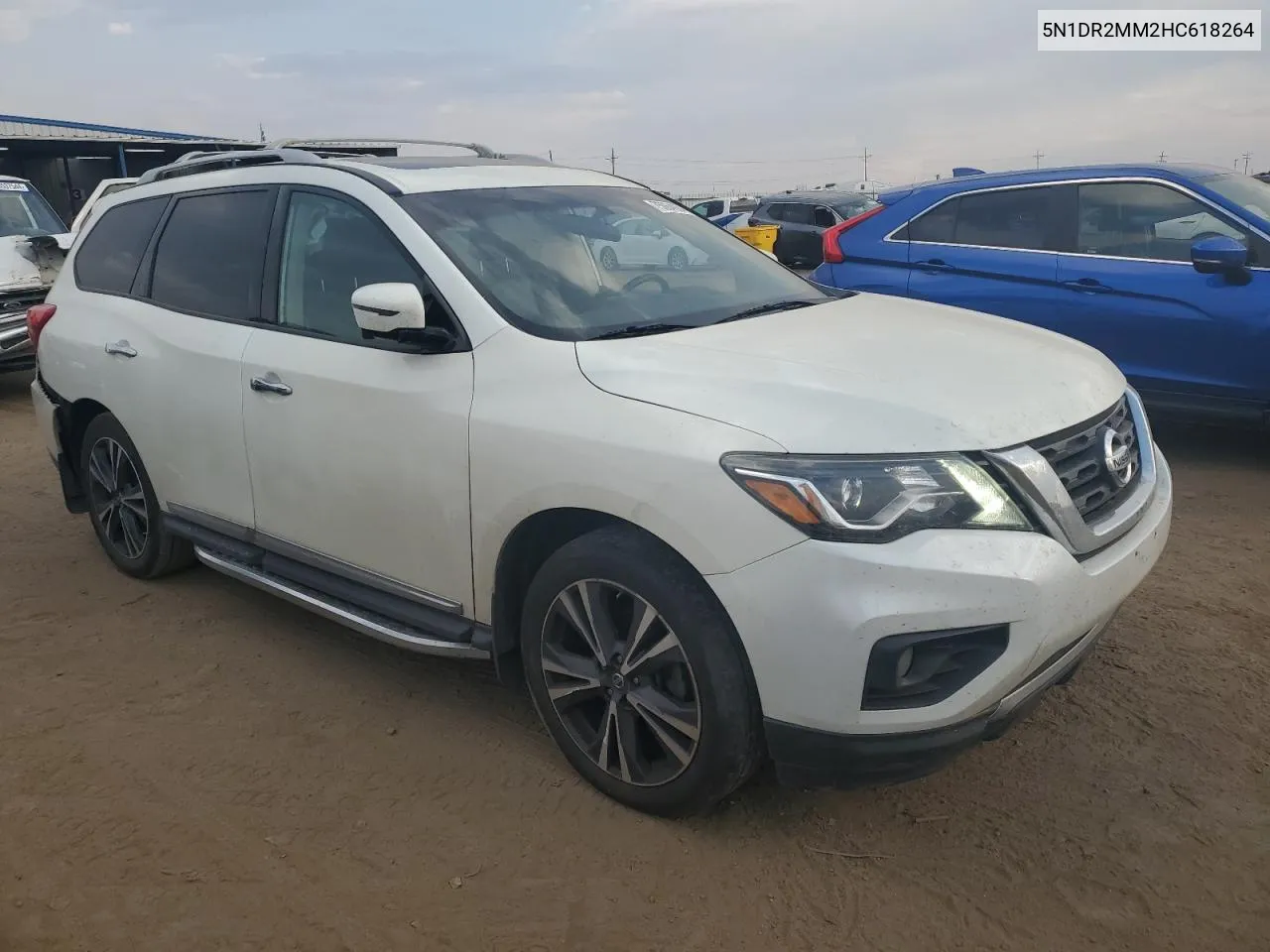 2017 Nissan Pathfinder S VIN: 5N1DR2MM2HC618264 Lot: 75064854