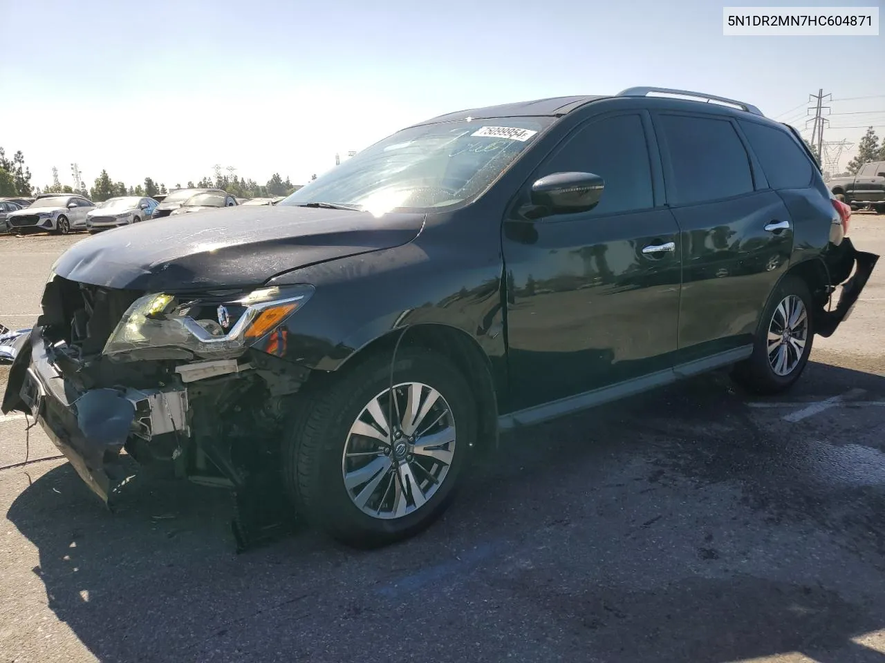 2017 Nissan Pathfinder S VIN: 5N1DR2MN7HC604871 Lot: 75099954