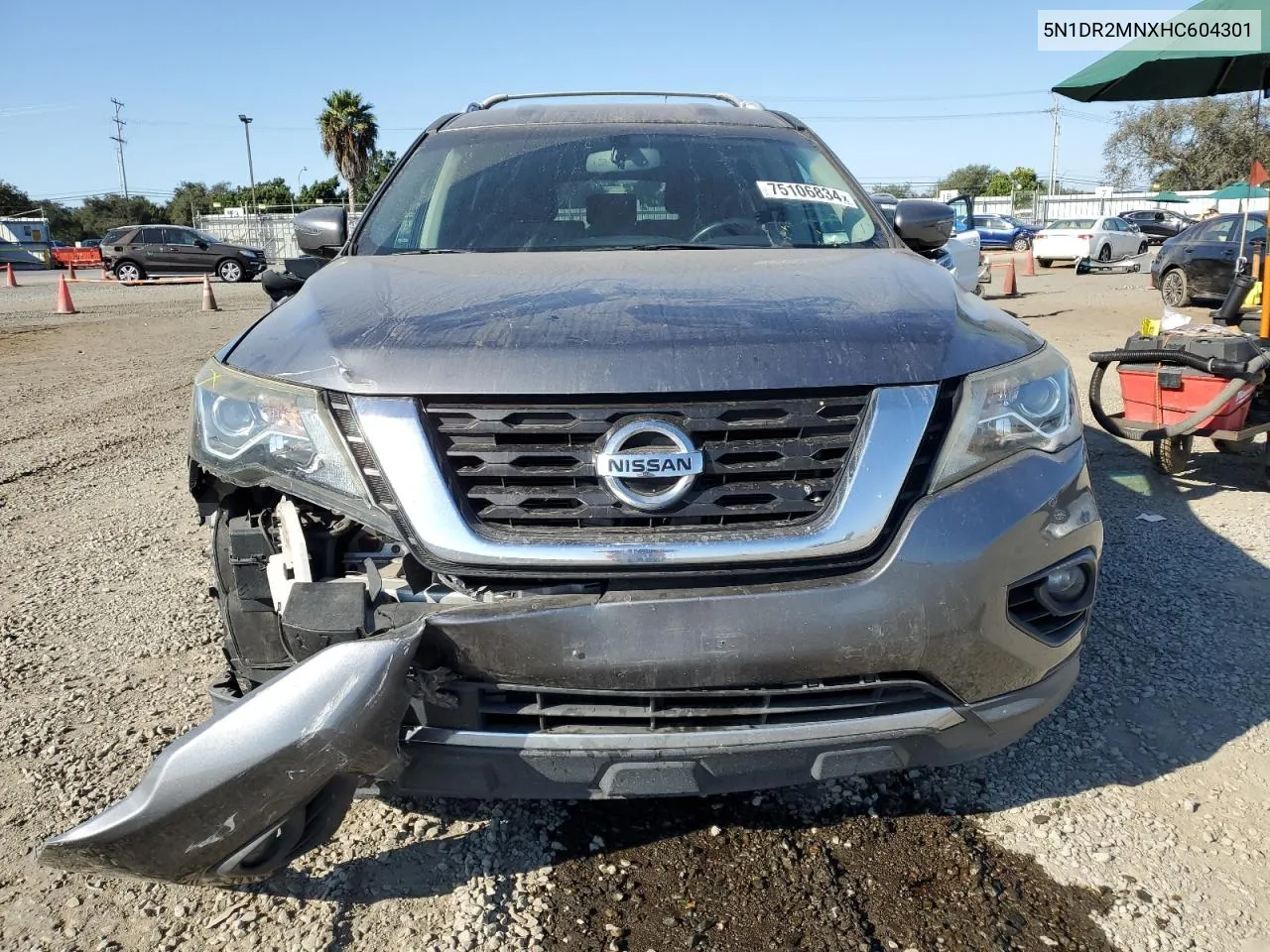 2017 Nissan Pathfinder S VIN: 5N1DR2MNXHC604301 Lot: 75106834