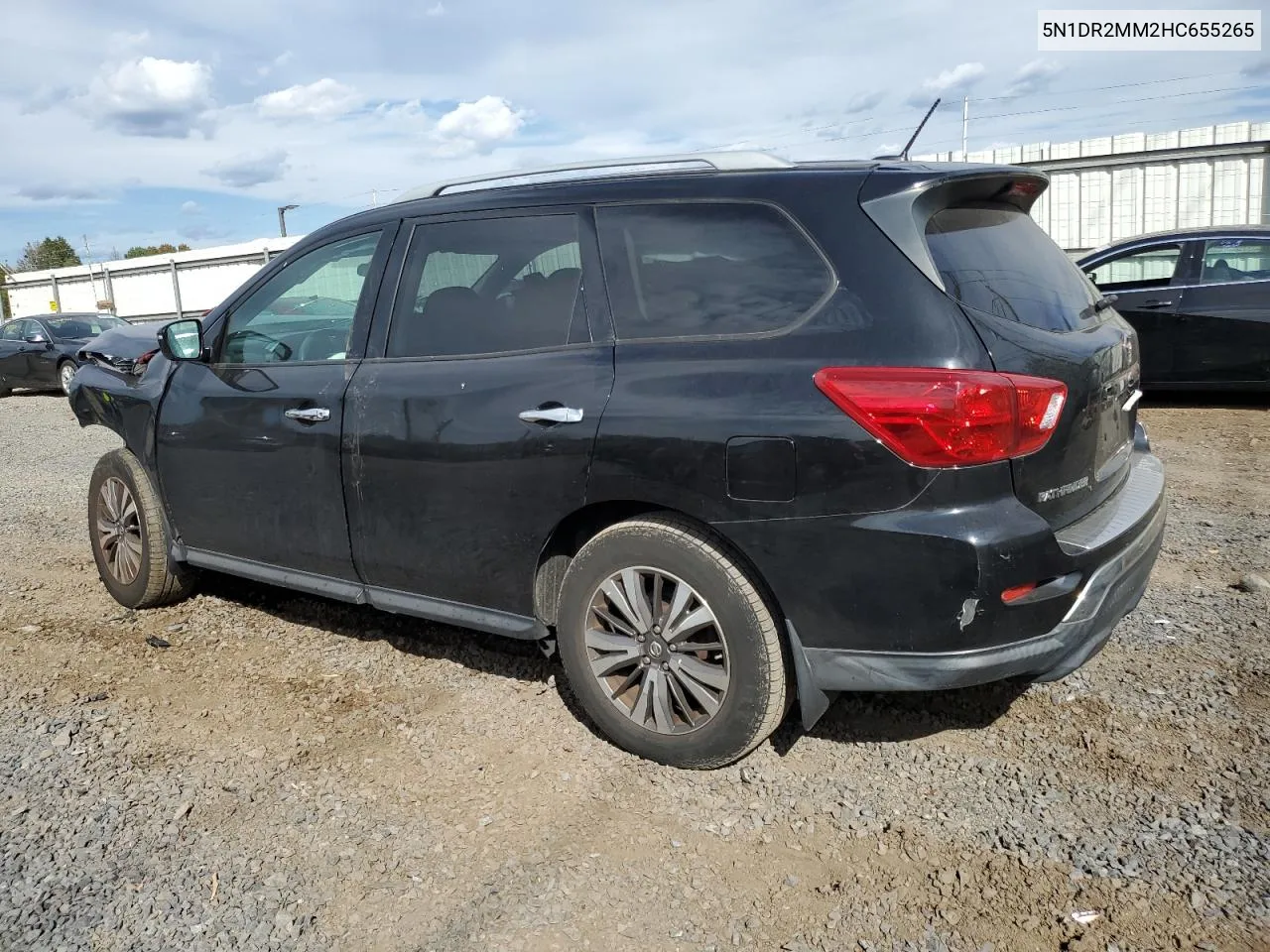 2017 Nissan Pathfinder S VIN: 5N1DR2MM2HC655265 Lot: 75133404