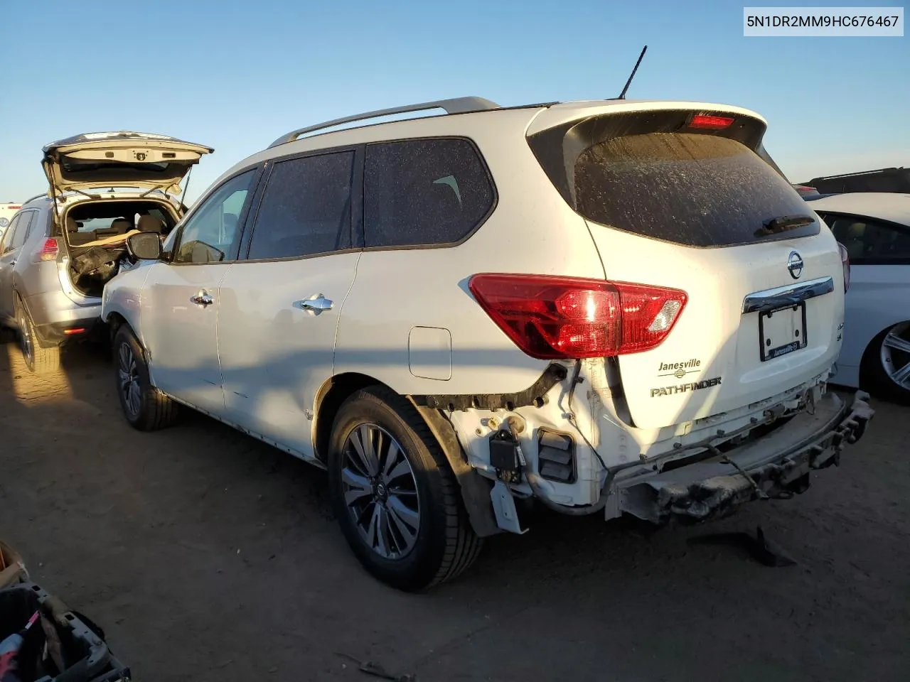 2017 Nissan Pathfinder S VIN: 5N1DR2MM9HC676467 Lot: 75289664