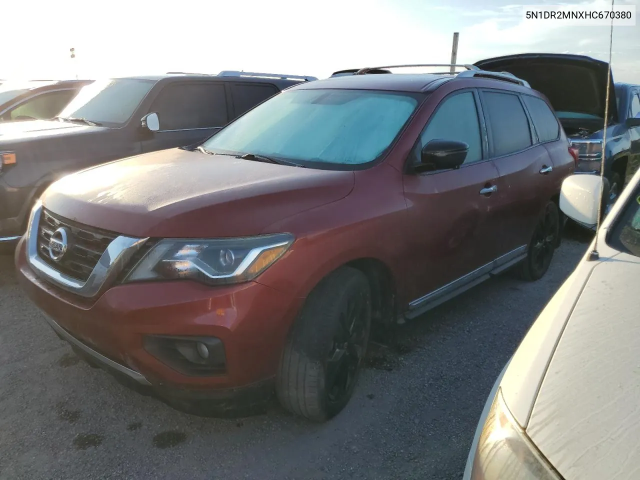 2017 Nissan Pathfinder S VIN: 5N1DR2MNXHC670380 Lot: 75336924