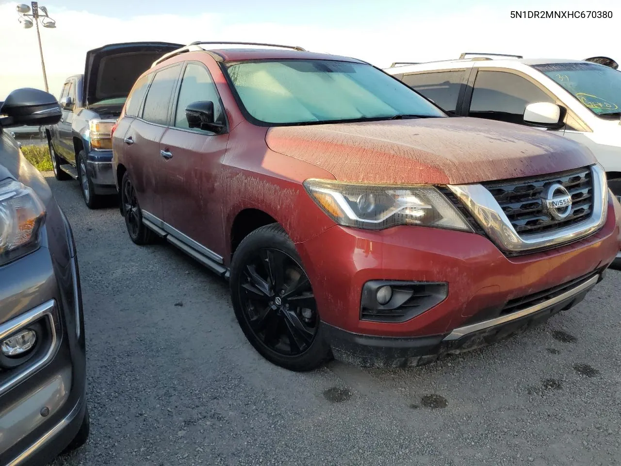 2017 Nissan Pathfinder S VIN: 5N1DR2MNXHC670380 Lot: 75336924