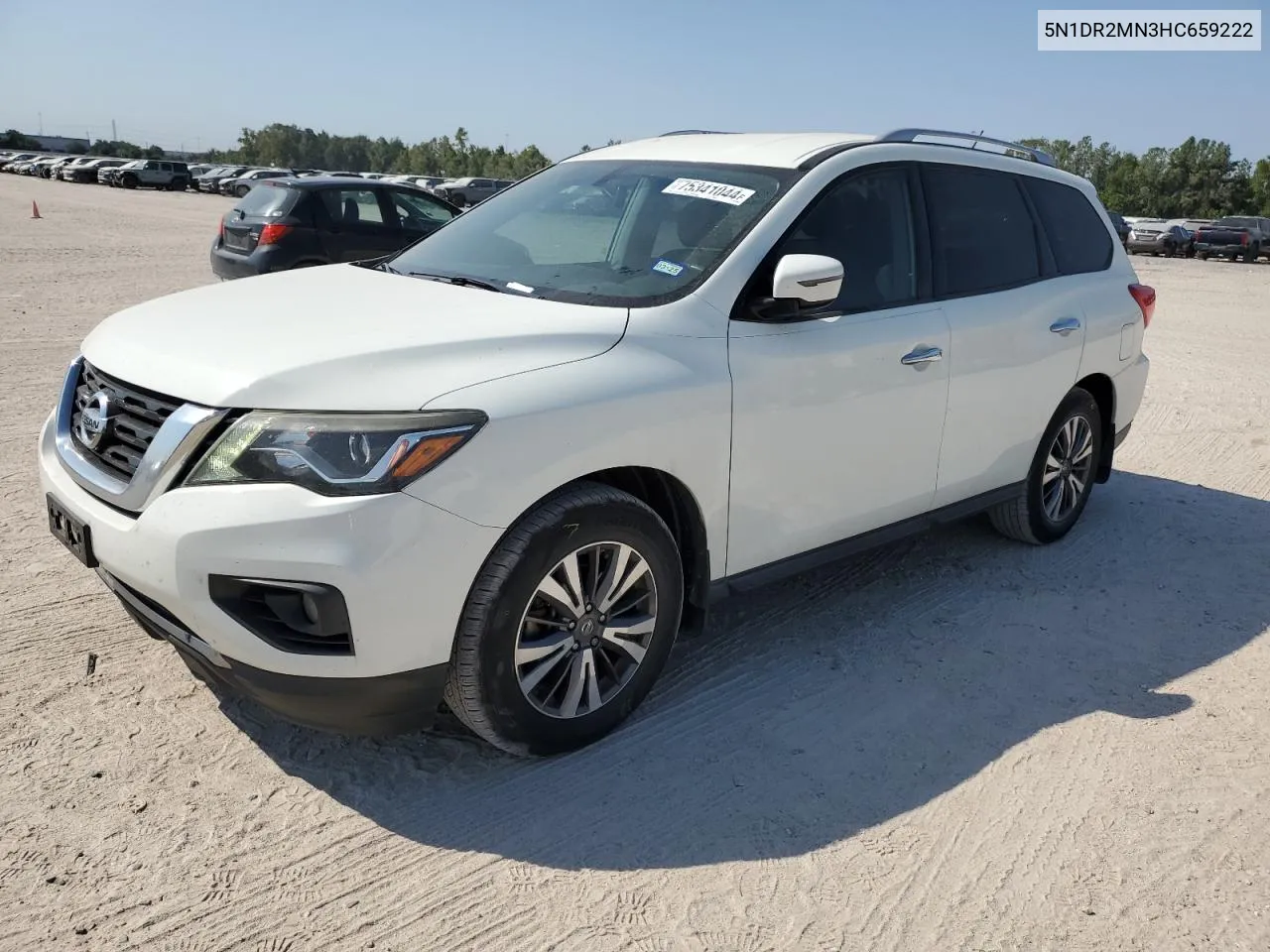 2017 Nissan Pathfinder S VIN: 5N1DR2MN3HC659222 Lot: 75341044