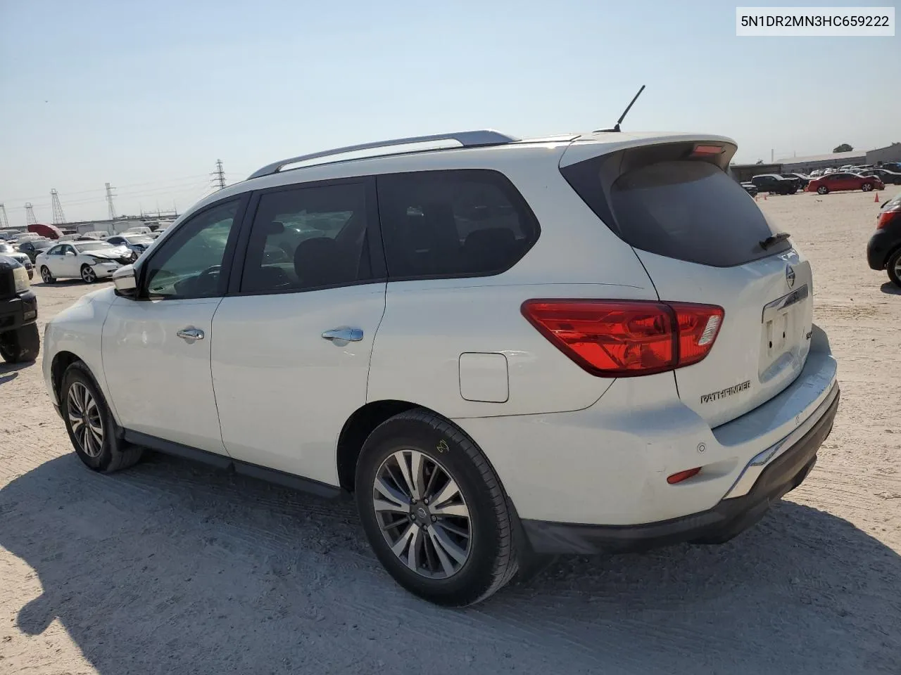 2017 Nissan Pathfinder S VIN: 5N1DR2MN3HC659222 Lot: 75341044