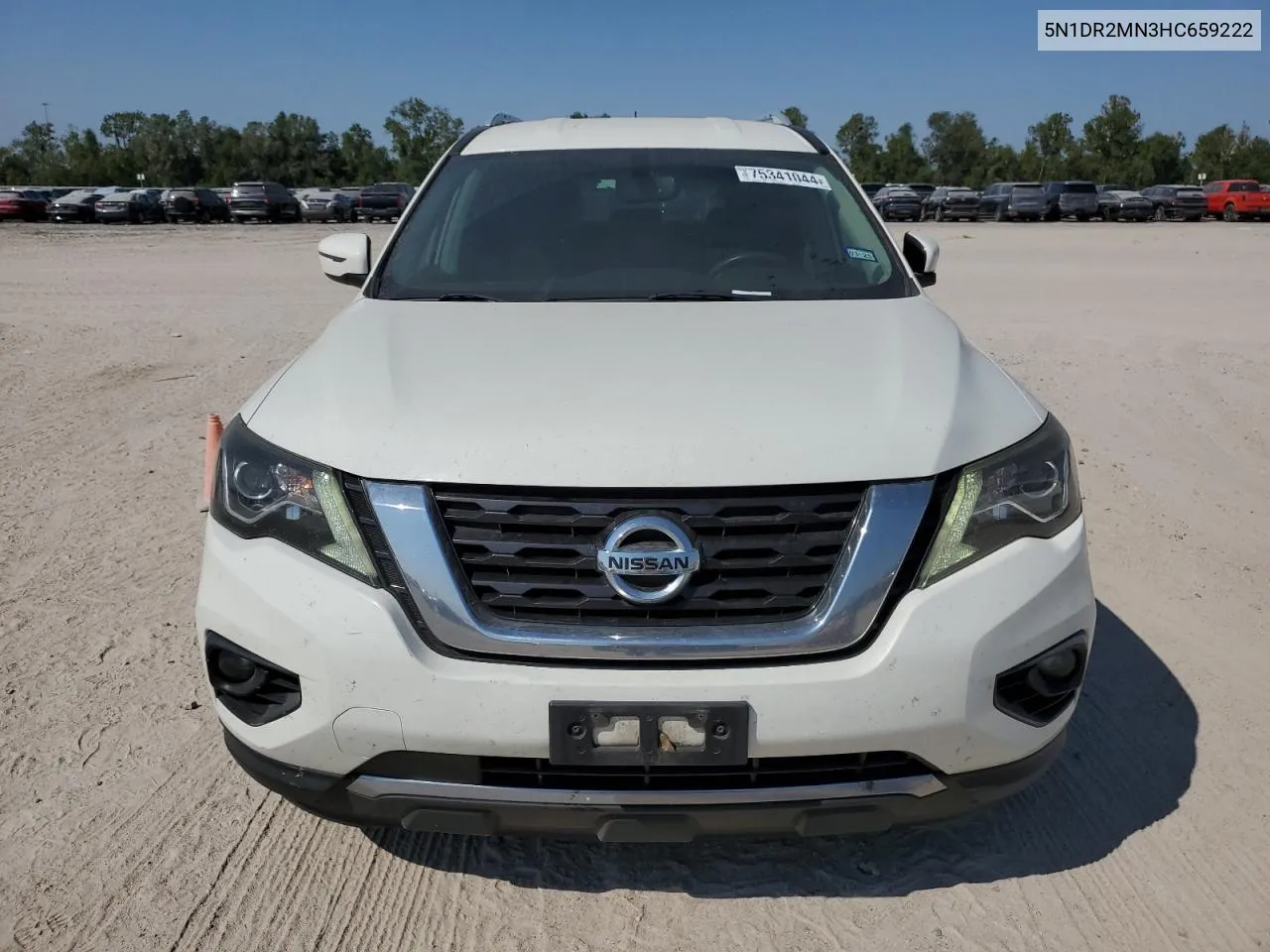 2017 Nissan Pathfinder S VIN: 5N1DR2MN3HC659222 Lot: 75341044