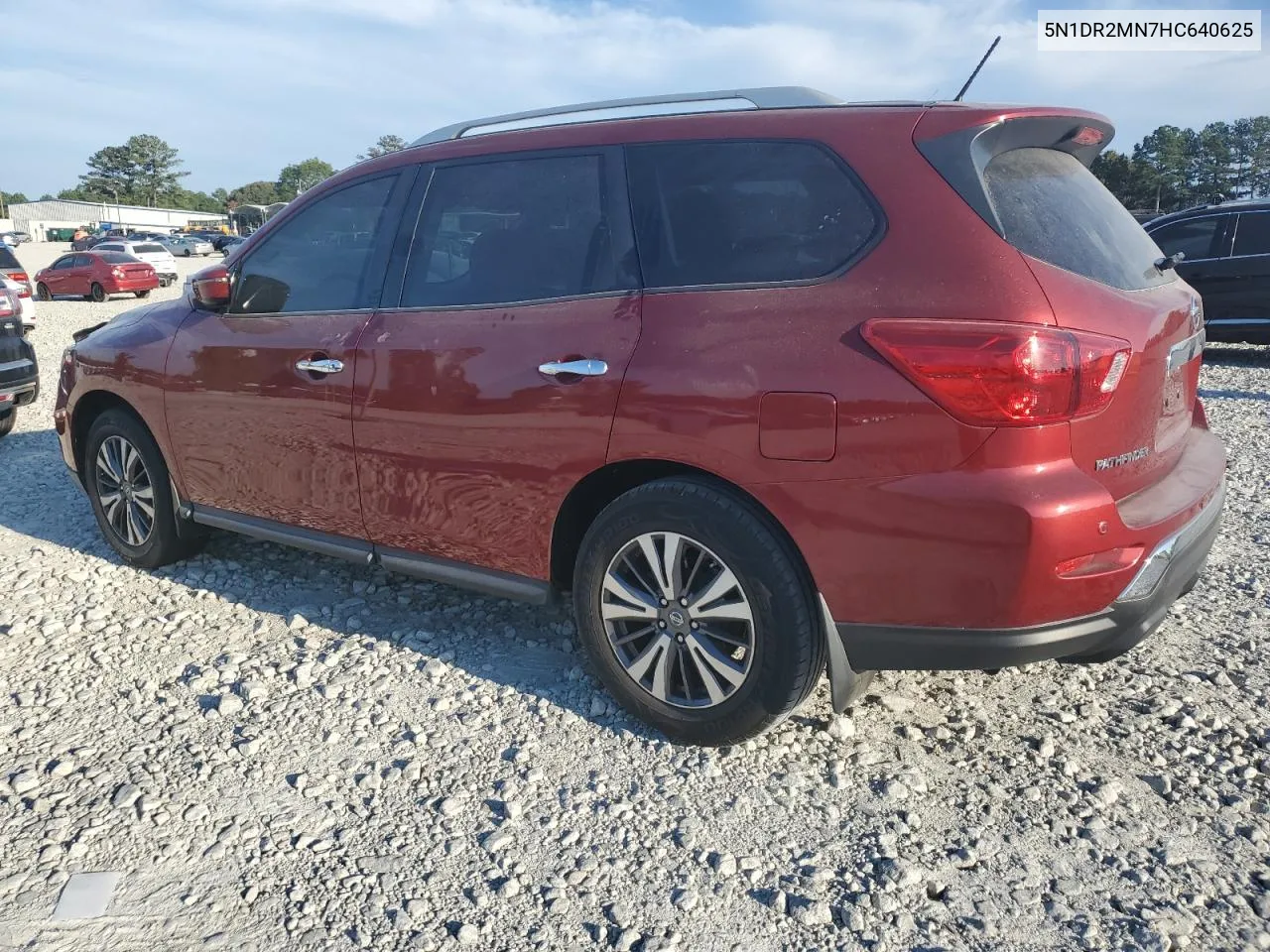 2017 Nissan Pathfinder S VIN: 5N1DR2MN7HC640625 Lot: 75481604