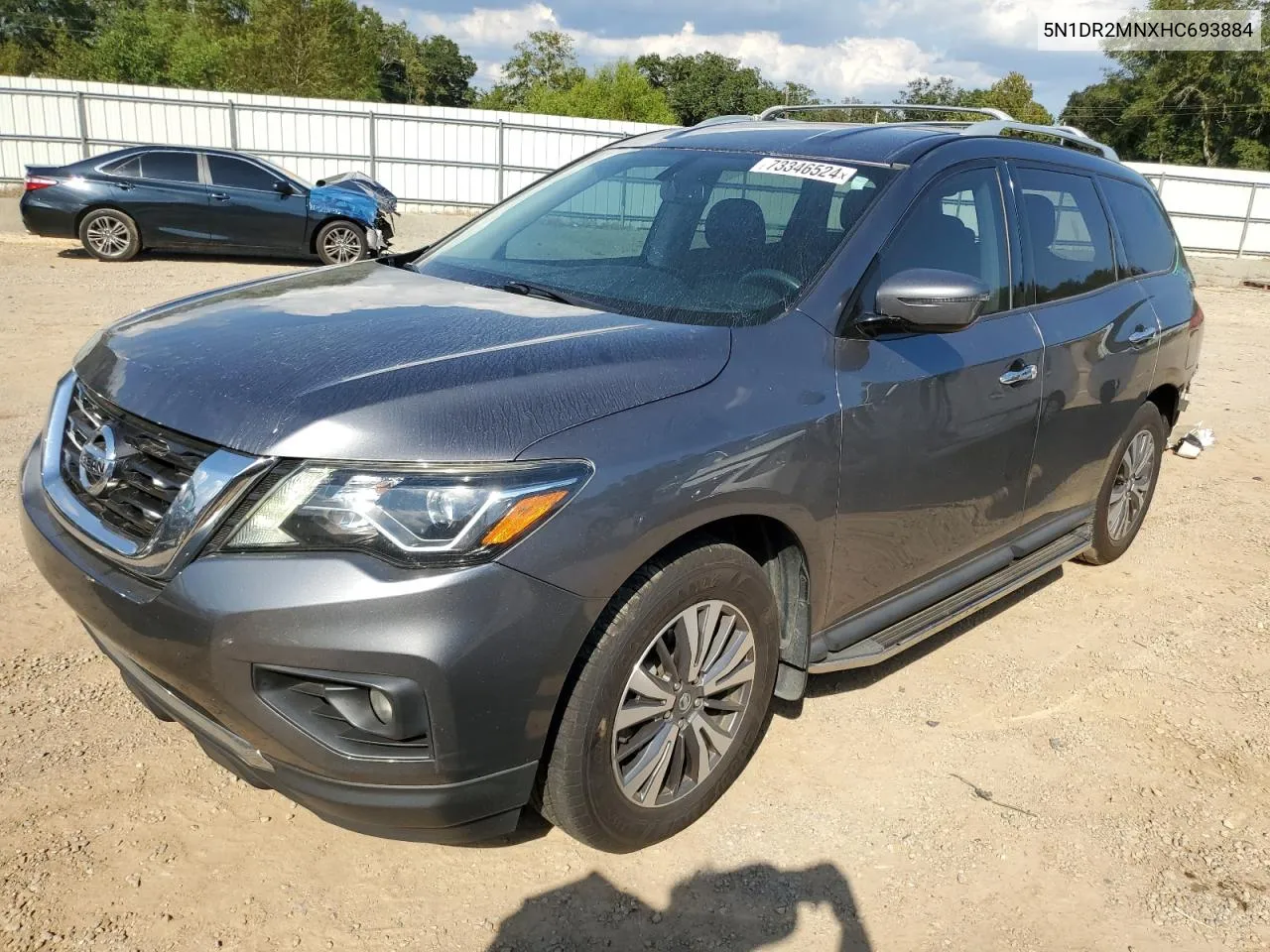 2017 Nissan Pathfinder S VIN: 5N1DR2MNXHC693884 Lot: 75635024