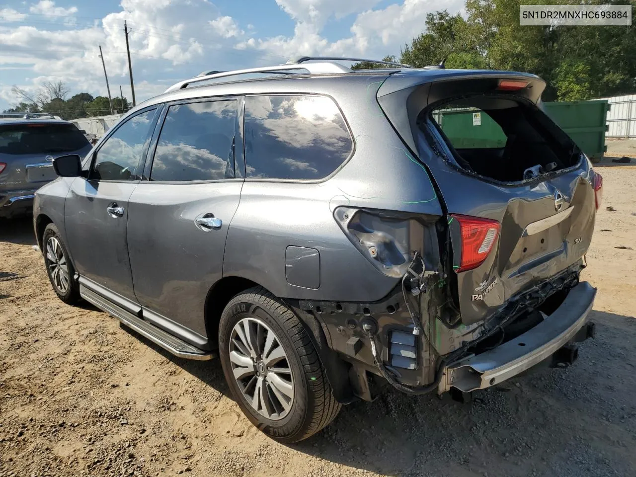 2017 Nissan Pathfinder S VIN: 5N1DR2MNXHC693884 Lot: 75635024