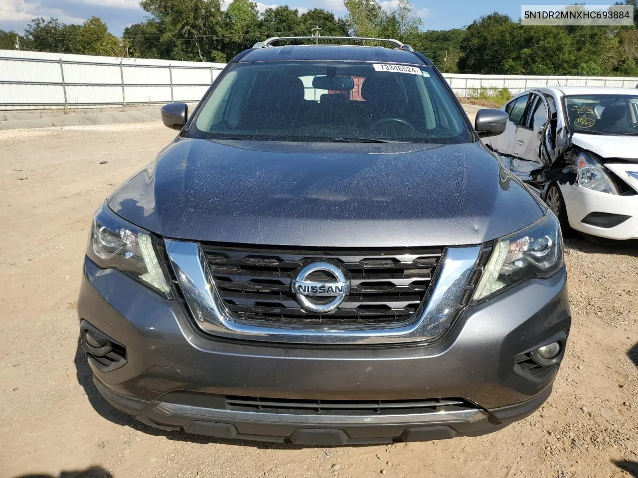 2017 Nissan Pathfinder S VIN: 5N1DR2MNXHC693884 Lot: 75635024