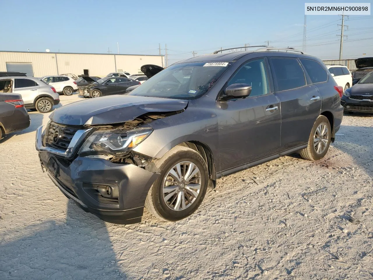 2017 Nissan Pathfinder S VIN: 5N1DR2MN6HC900898 Lot: 75675904