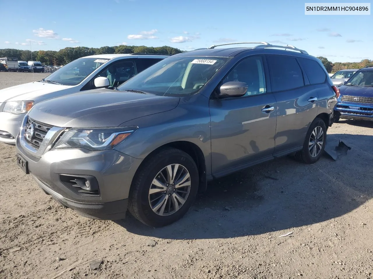 2017 Nissan Pathfinder S VIN: 5N1DR2MM1HC904896 Lot: 75868154