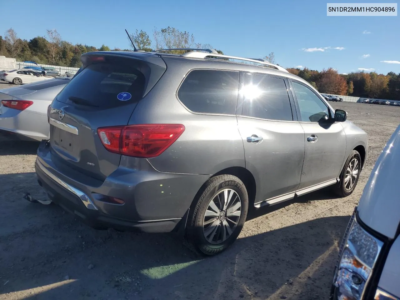 2017 Nissan Pathfinder S VIN: 5N1DR2MM1HC904896 Lot: 75868154