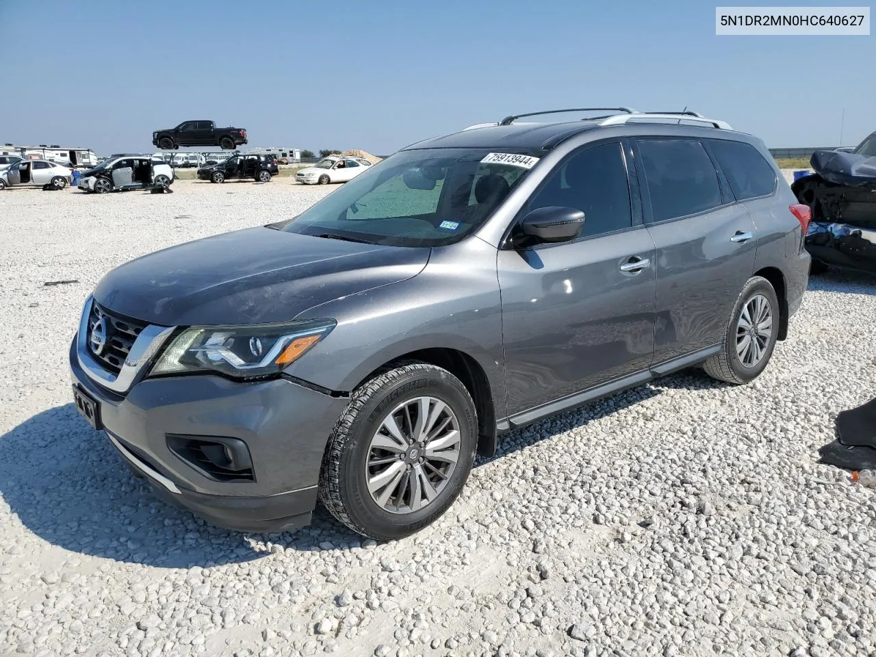 2017 Nissan Pathfinder S VIN: 5N1DR2MN0HC640627 Lot: 75913944