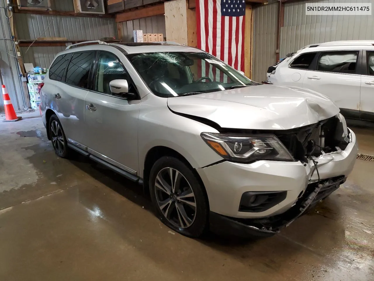 2017 Nissan Pathfinder S VIN: 5N1DR2MM2HC611475 Lot: 75959654