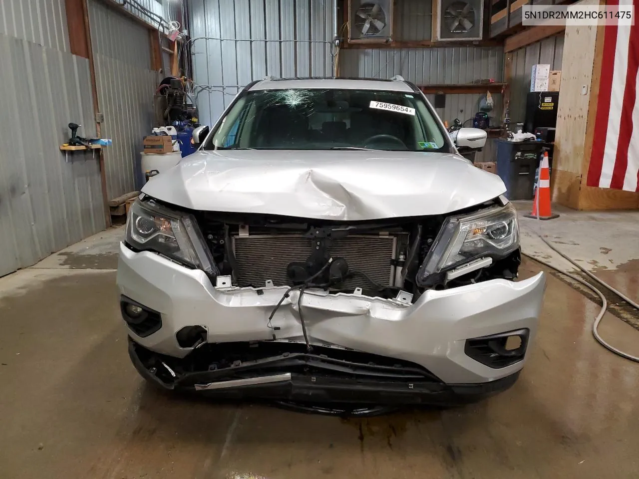 5N1DR2MM2HC611475 2017 Nissan Pathfinder S