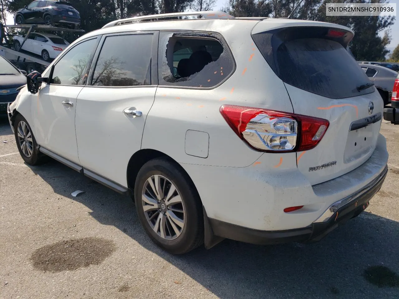 2017 Nissan Pathfinder S VIN: 5N1DR2MN5HC910936 Lot: 76032754