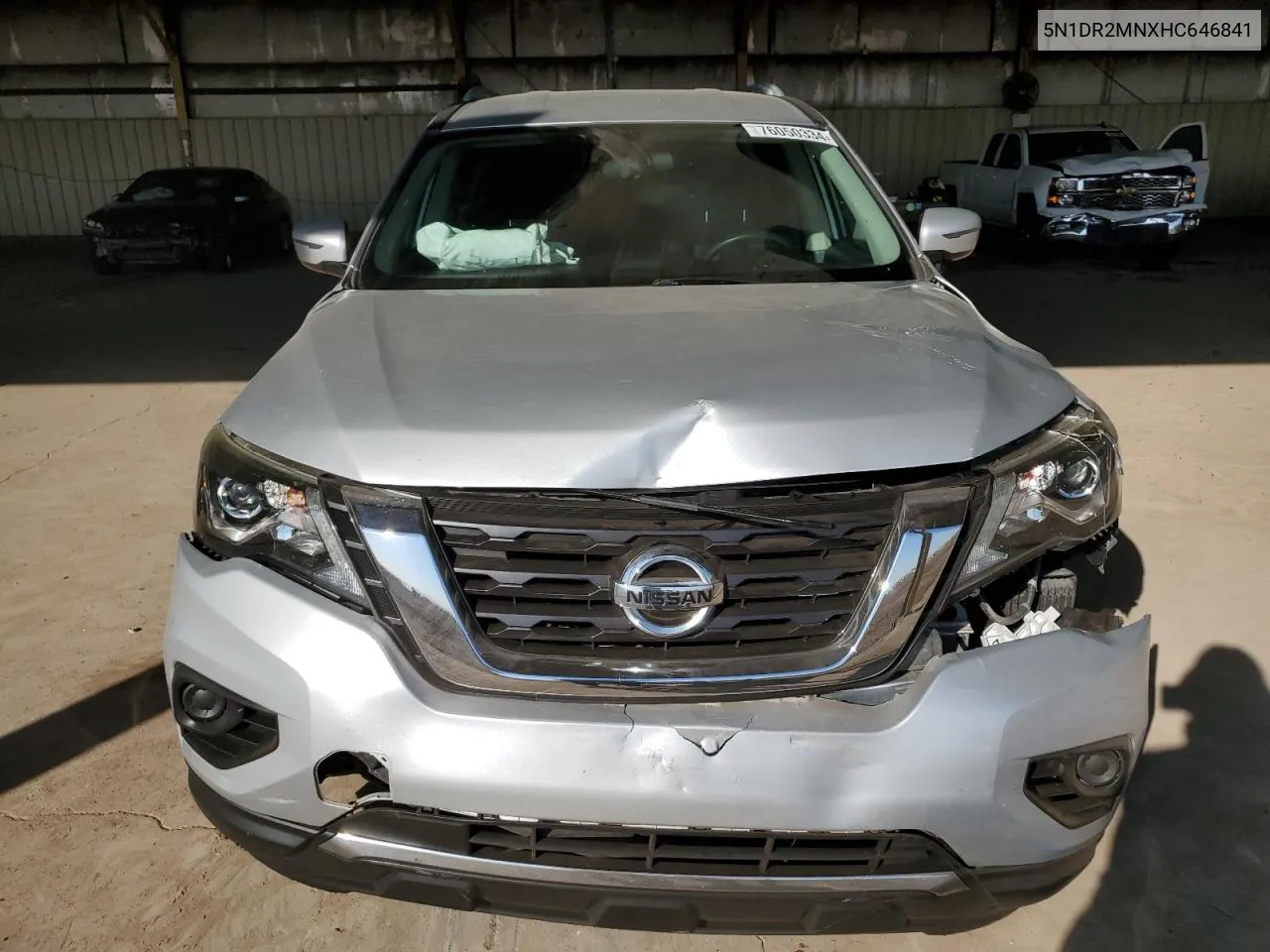 2017 Nissan Pathfinder S VIN: 5N1DR2MNXHC646841 Lot: 76050334