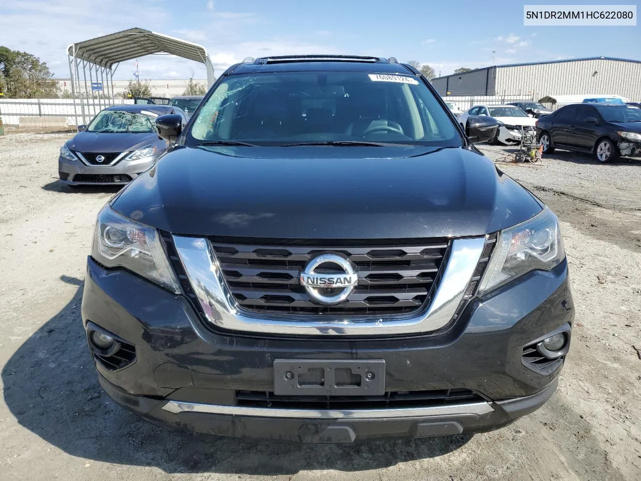 2017 Nissan Pathfinder S VIN: 5N1DR2MM1HC622080 Lot: 76089124