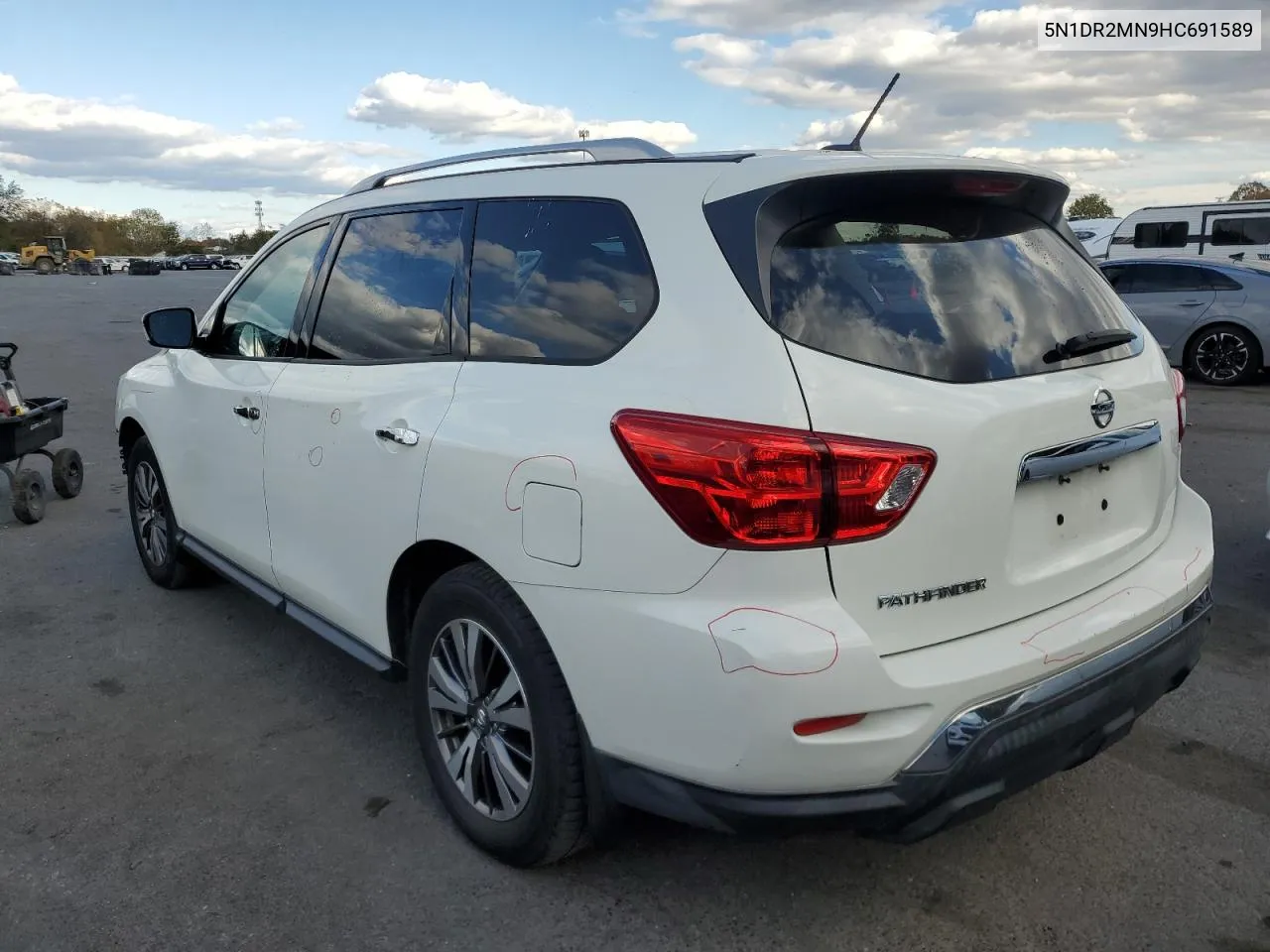 2017 Nissan Pathfinder S VIN: 5N1DR2MN9HC691589 Lot: 76096874