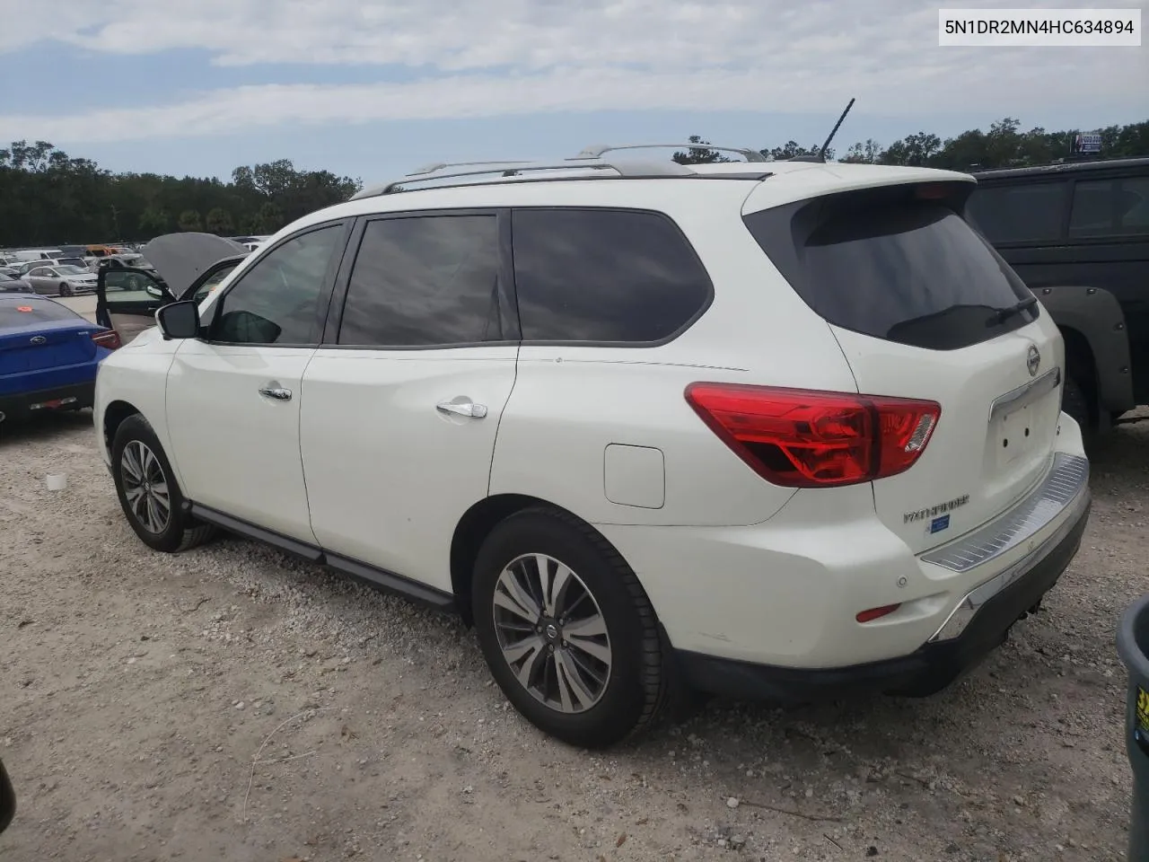 2017 Nissan Pathfinder S VIN: 5N1DR2MN4HC634894 Lot: 76290114