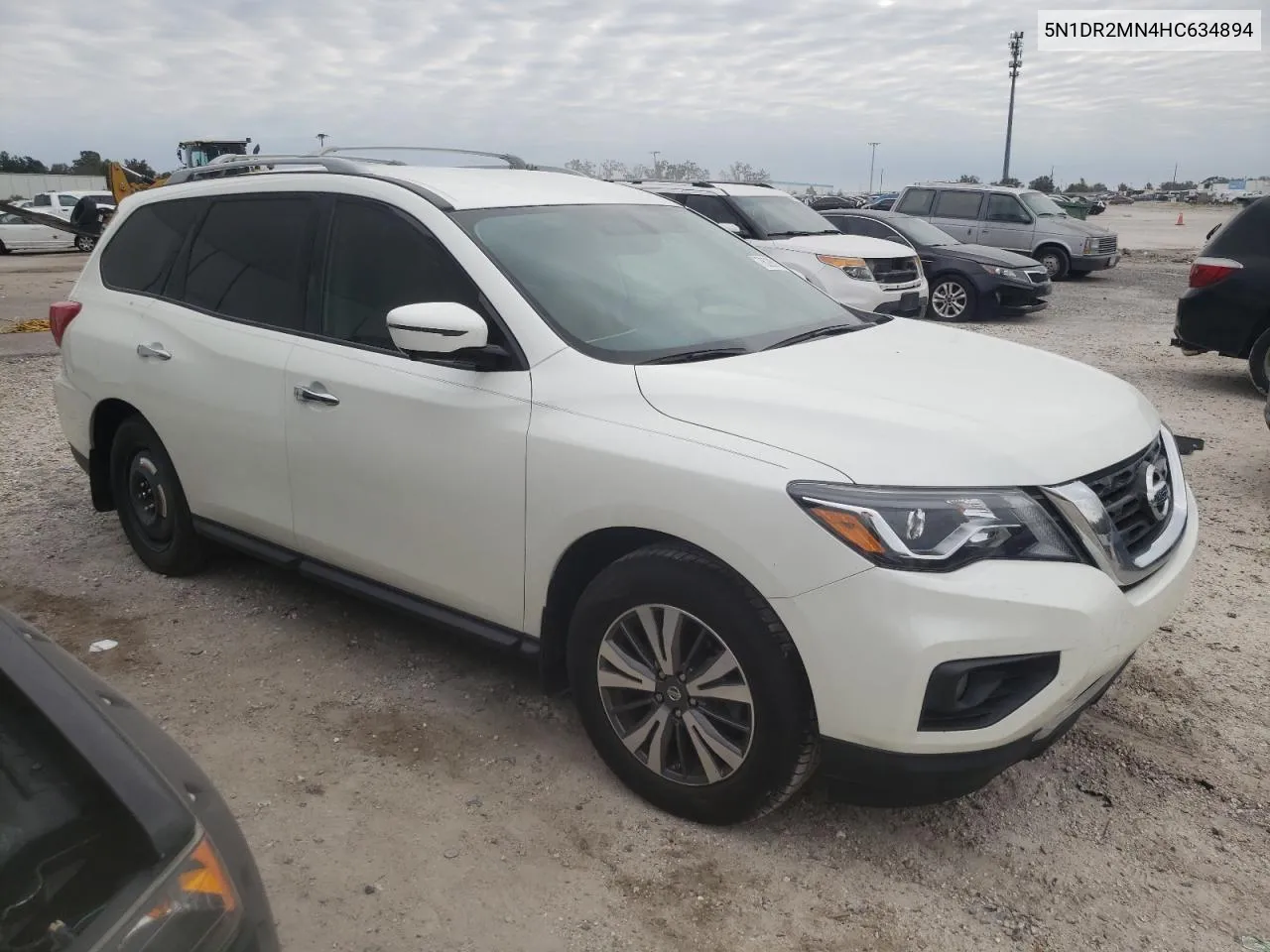 2017 Nissan Pathfinder S VIN: 5N1DR2MN4HC634894 Lot: 76290114