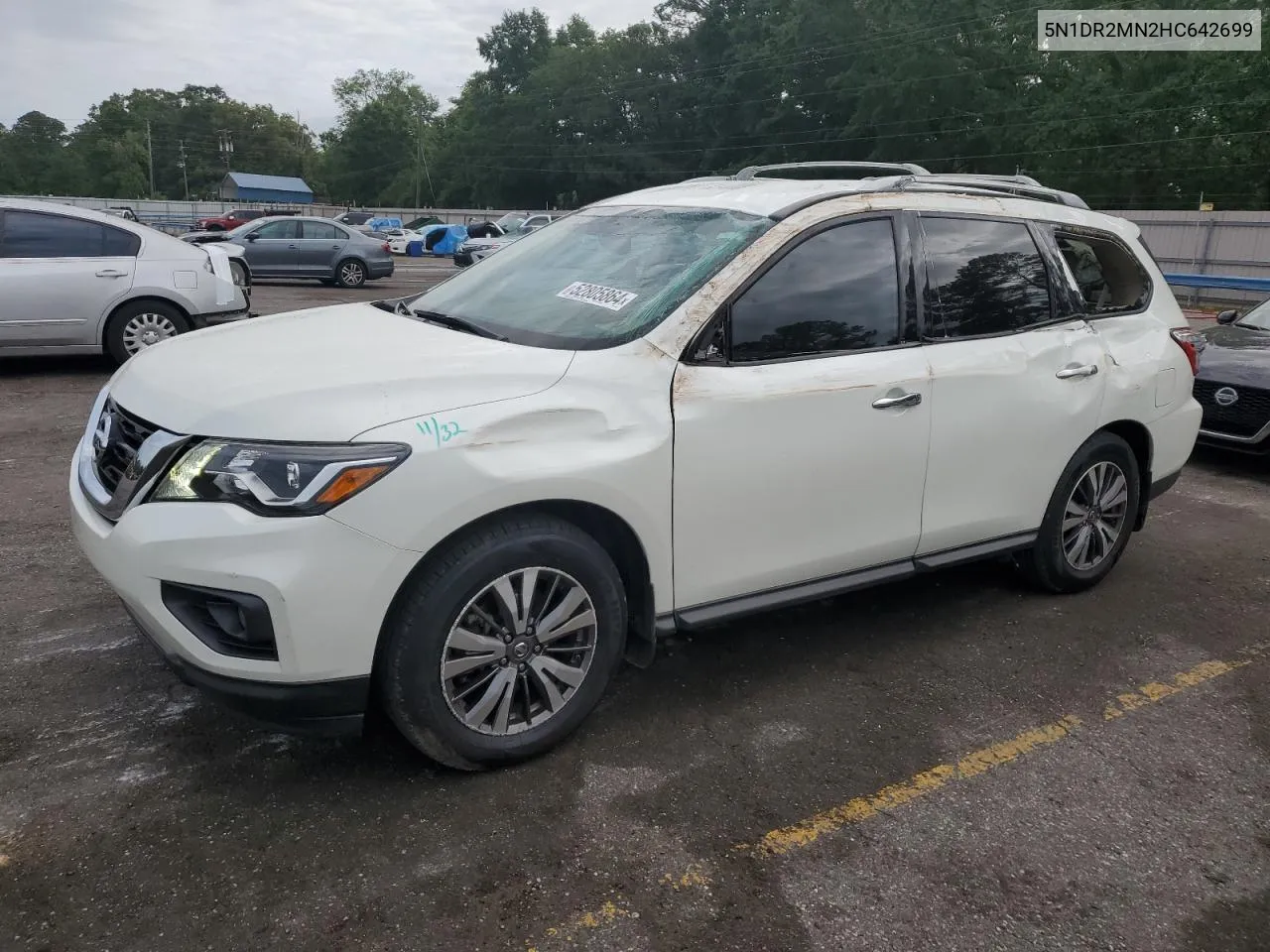 5N1DR2MN2HC642699 2017 Nissan Pathfinder S