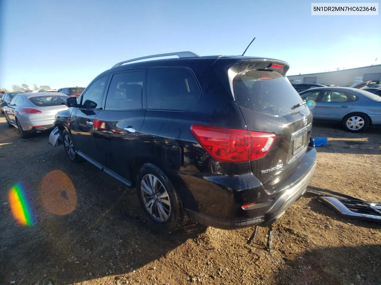 2017 Nissan Pathfinder S VIN: 5N1DR2MN7HC623646 Lot: 76409994