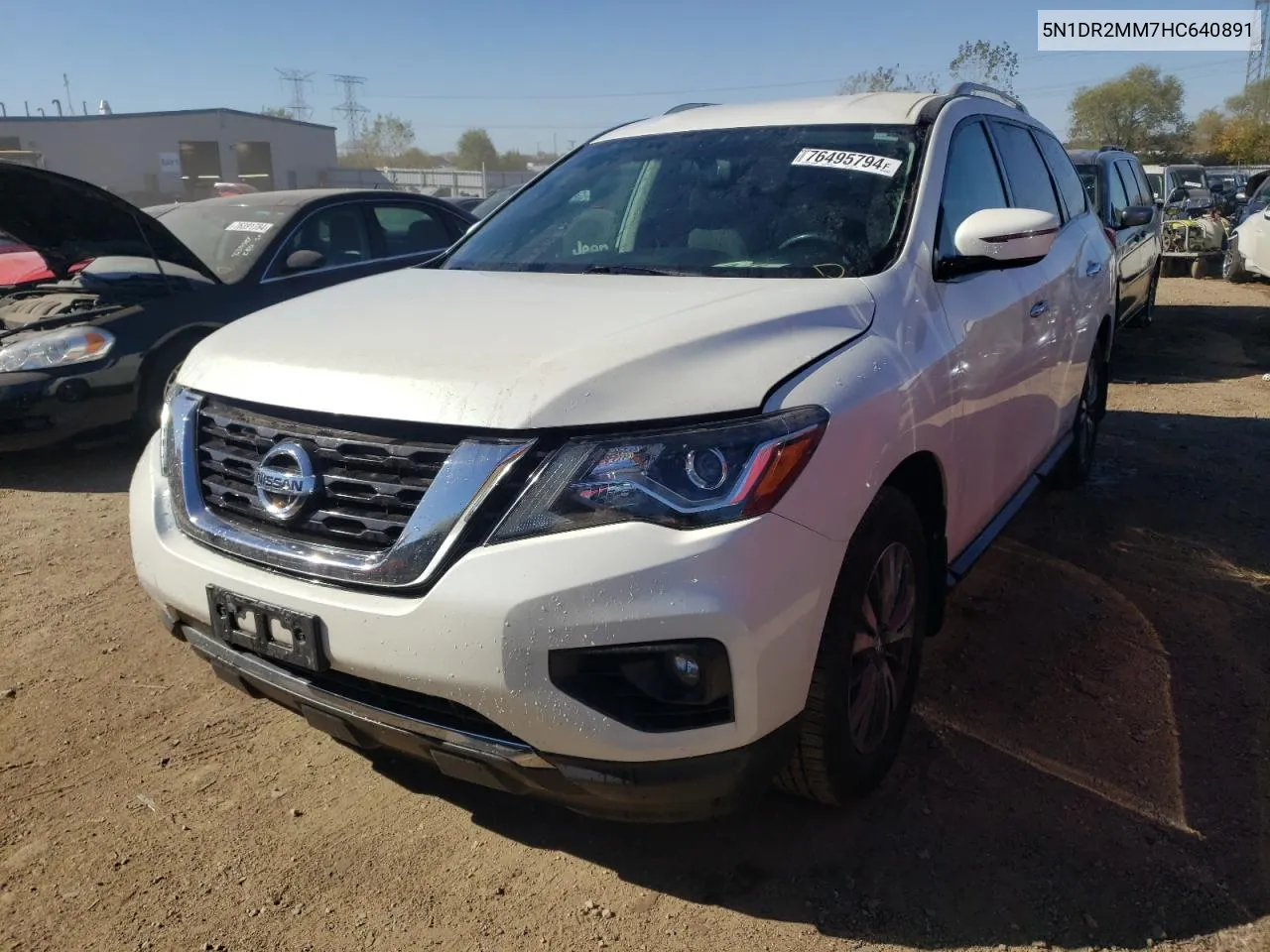 2017 Nissan Pathfinder S VIN: 5N1DR2MM7HC640891 Lot: 76495794