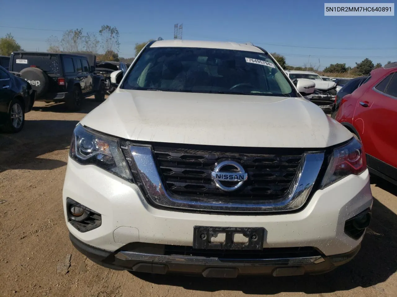 2017 Nissan Pathfinder S VIN: 5N1DR2MM7HC640891 Lot: 76495794