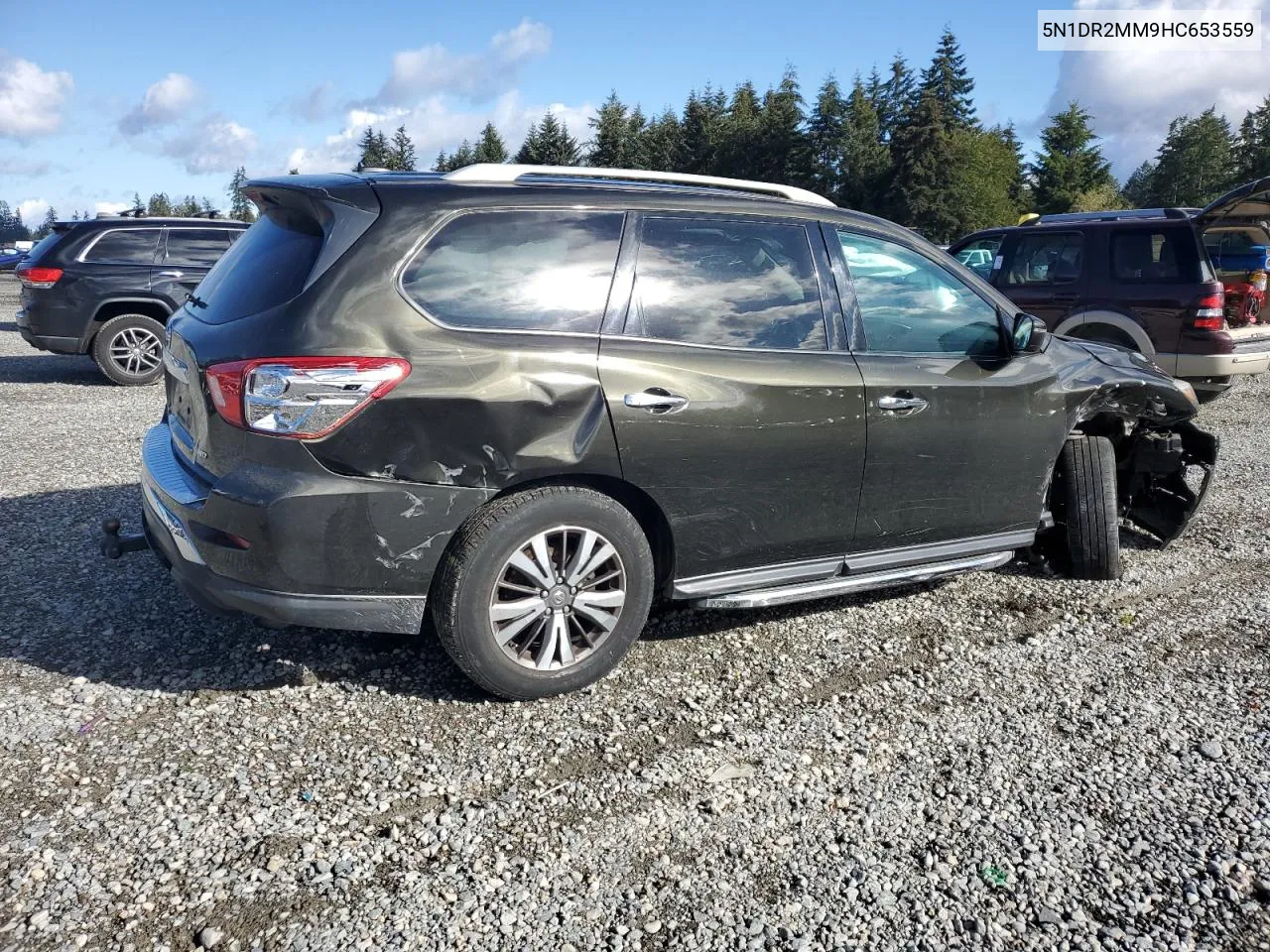 2017 Nissan Pathfinder S VIN: 5N1DR2MM9HC653559 Lot: 76572484