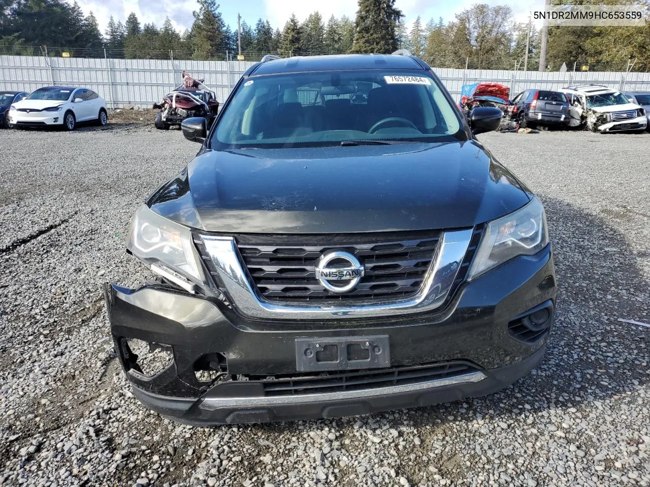 2017 Nissan Pathfinder S VIN: 5N1DR2MM9HC653559 Lot: 76572484