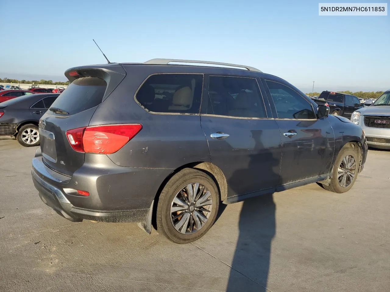 2017 Nissan Pathfinder S VIN: 5N1DR2MN7HC611853 Lot: 76618334