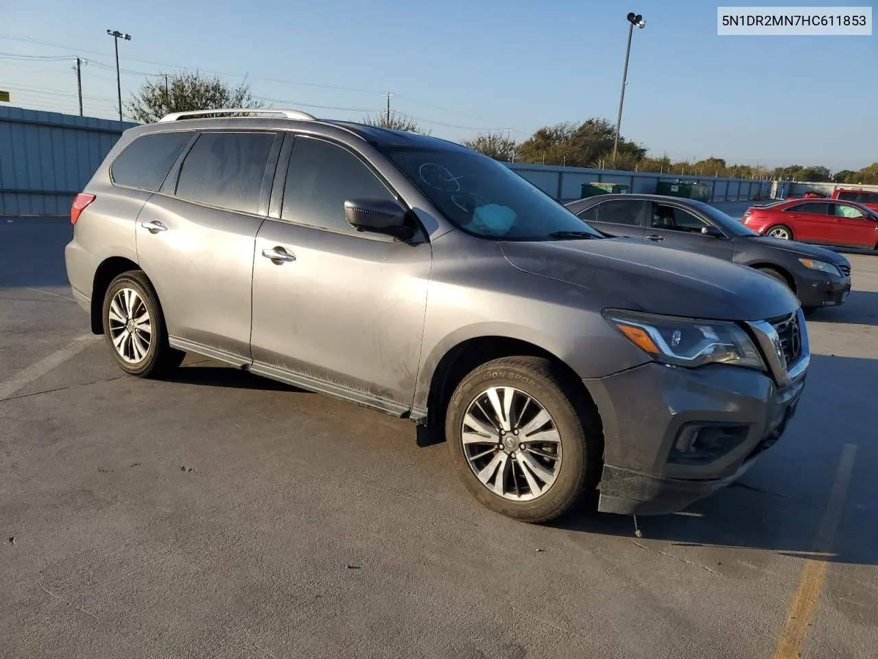 2017 Nissan Pathfinder S VIN: 5N1DR2MN7HC611853 Lot: 76618334