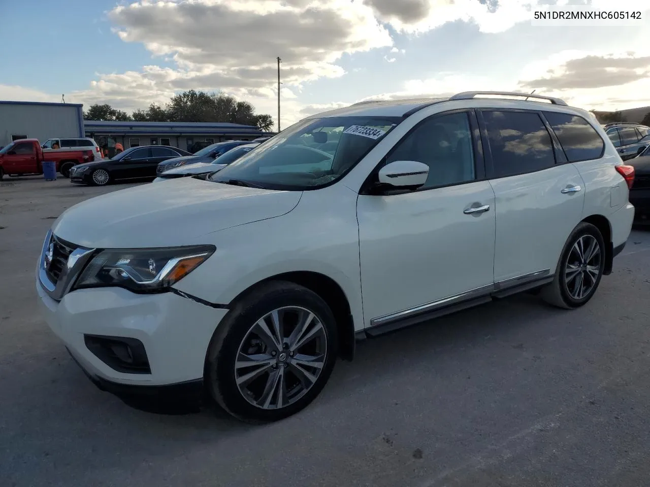 2017 Nissan Pathfinder S VIN: 5N1DR2MNXHC605142 Lot: 76723334