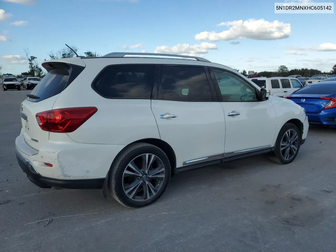 2017 Nissan Pathfinder S VIN: 5N1DR2MNXHC605142 Lot: 76723334