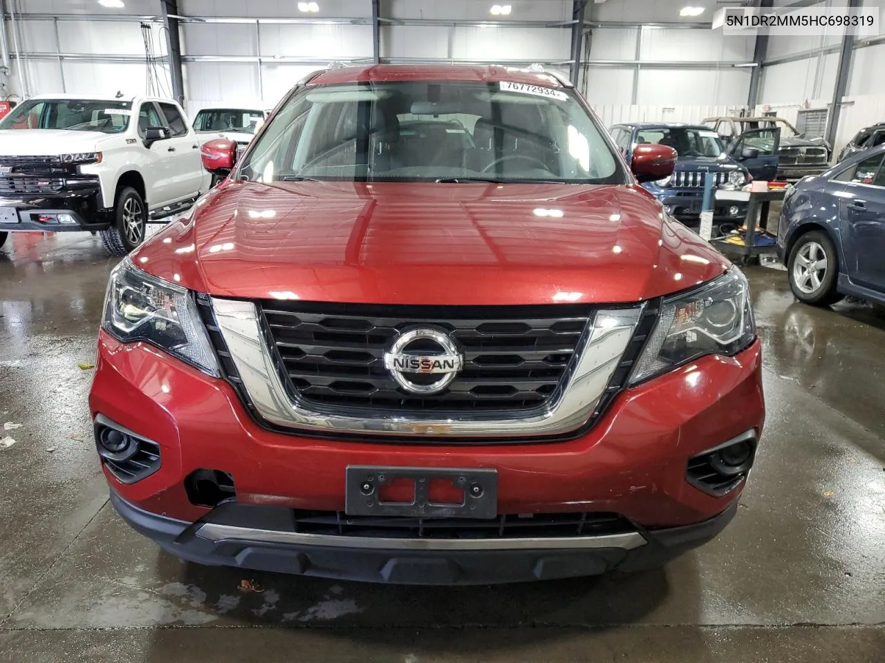 2017 Nissan Pathfinder S VIN: 5N1DR2MM5HC698319 Lot: 76772934