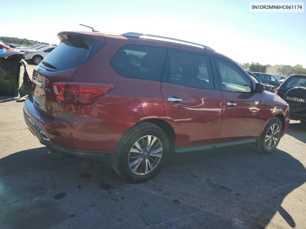 2017 Nissan Pathfinder S VIN: 5N1DR2MN6HC661174 Lot: 76846234