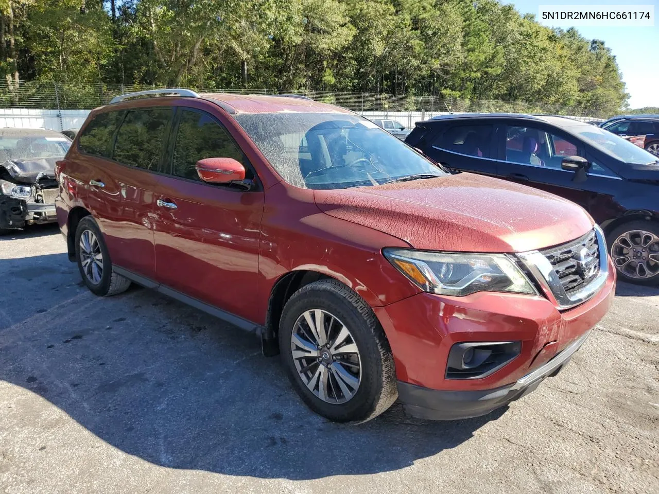 2017 Nissan Pathfinder S VIN: 5N1DR2MN6HC661174 Lot: 76846234