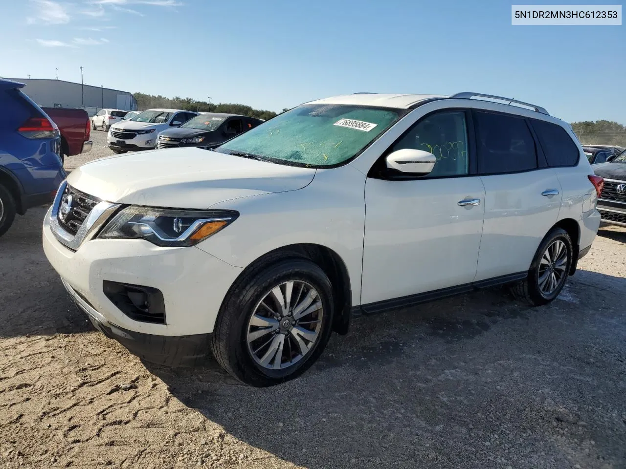 2017 Nissan Pathfinder S VIN: 5N1DR2MN3HC612353 Lot: 76895884