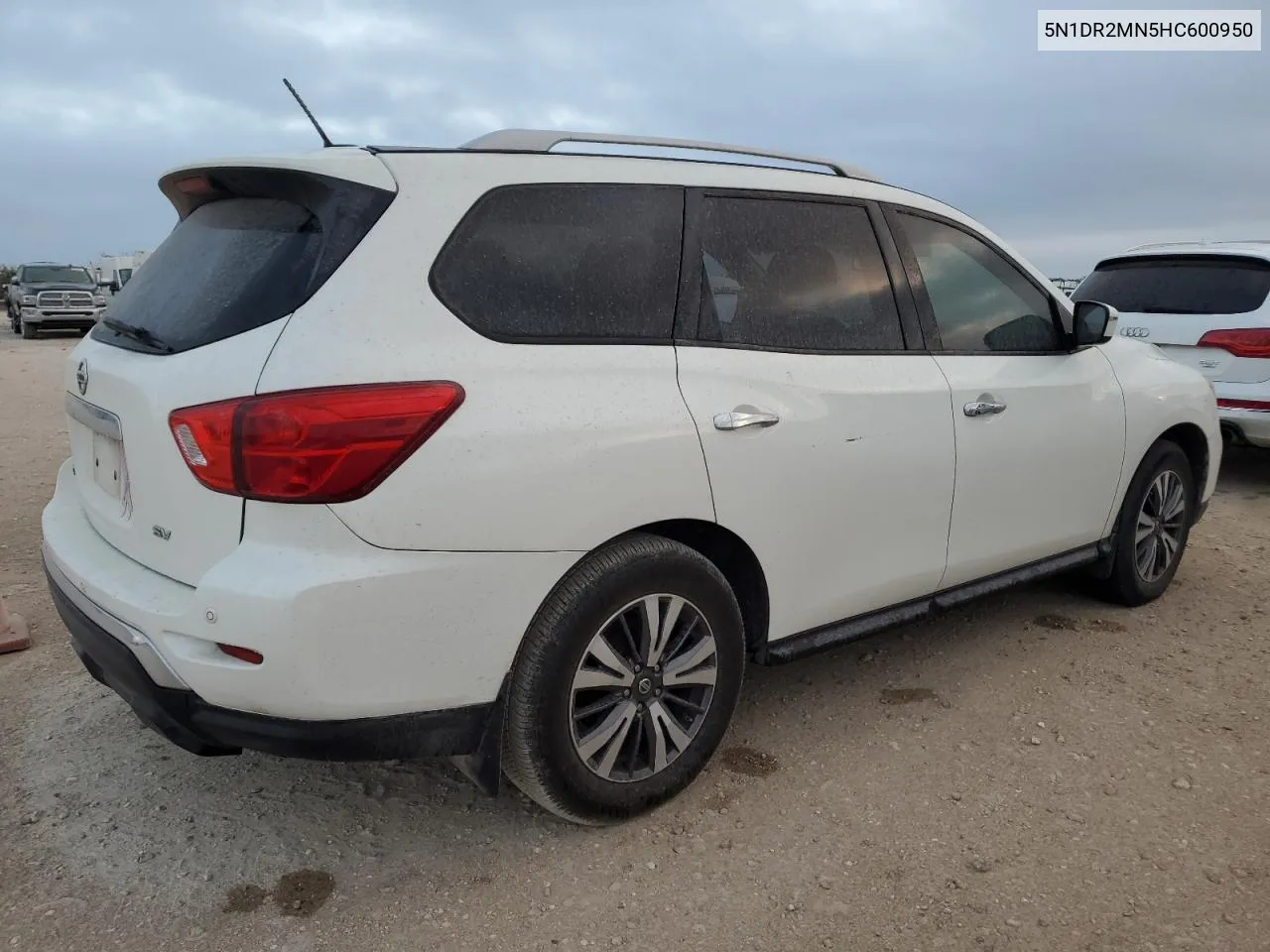 2017 Nissan Pathfinder S VIN: 5N1DR2MN5HC600950 Lot: 76920394