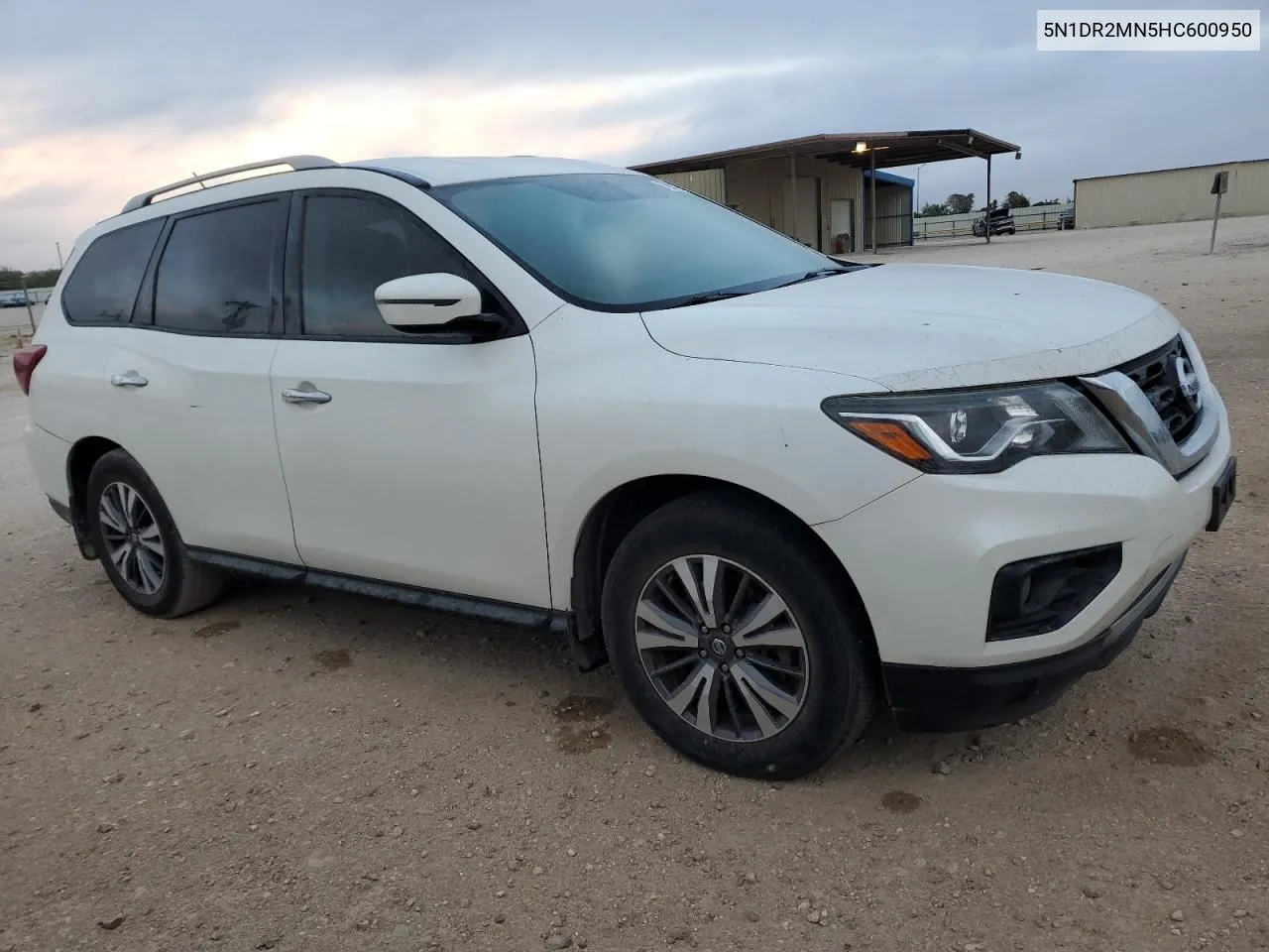 2017 Nissan Pathfinder S VIN: 5N1DR2MN5HC600950 Lot: 76920394